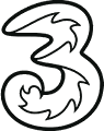 Tre logotyp