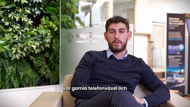 Bild ur kundfilmen med Trygg Bil